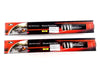 Suzuki DR500S 400mm White/Chrome Rear Shock Absorbers