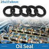 Oil Seal 25x37x8mm Black Seal Ring Rotary Shaft Seal Nitrile Rubber