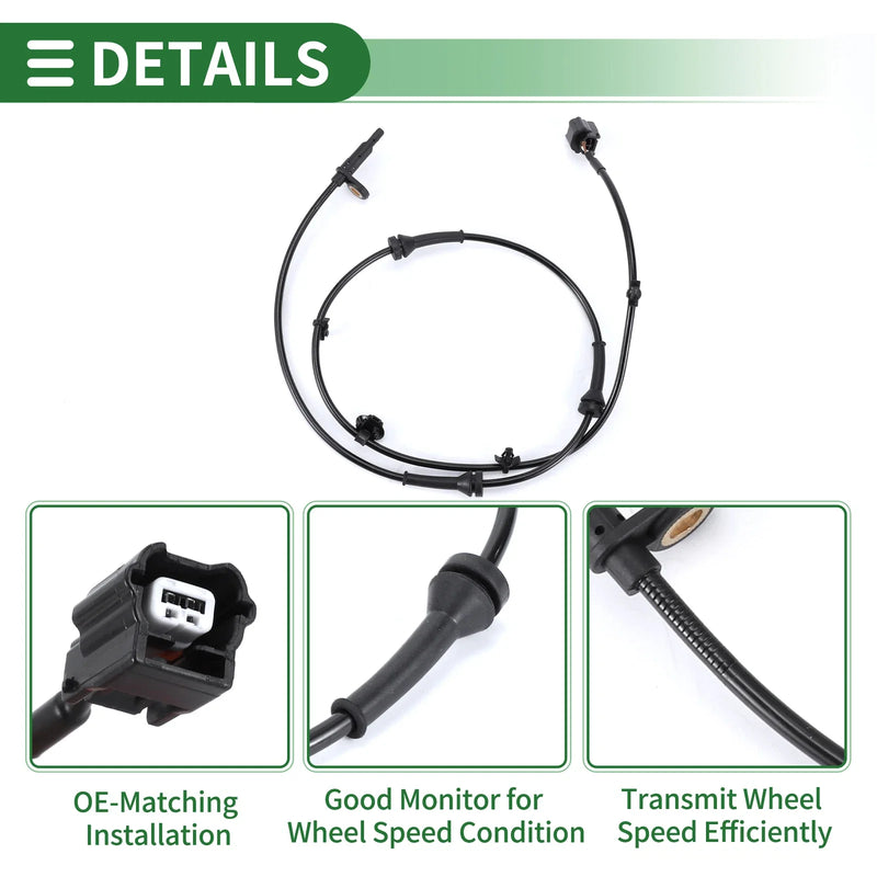 Nissan Pathfinder Rear Left ABS Wheel Speed Sensor
