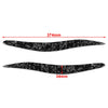 Lexus IS250 IS350 Forged Pattern Headlight Eyebrow Eyelid Covers (06-12)