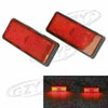 Car Truck Universal LED Rectangle Tail Light Signal Lamps
