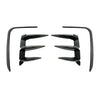 For 2022-23 BMW X3 G01 LCI M-Sport Carbon Look Rear Bumper Vent Side Canards