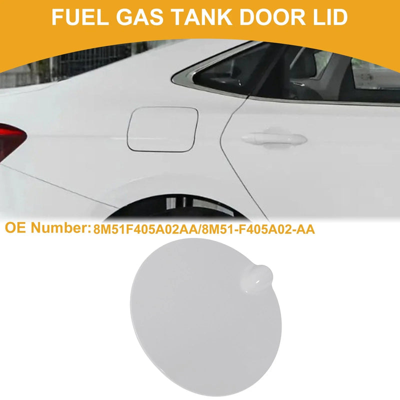 Ford Focus 2008-2011 (MK2, MK3) - White Fuel Tank Door Cap