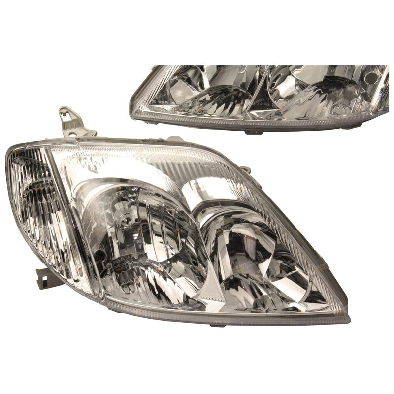 Toyota Corolla LH+RH Headlights 2x Pair (2001–2007)