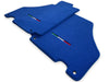 Ferrari 360 Modena LHD with Emblem Blue Carpets Floor Mats Set (2000-2005)