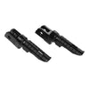 BMW R Nine T / Scrambler, F900R Black Front Footrest Pegs (2019-2023)