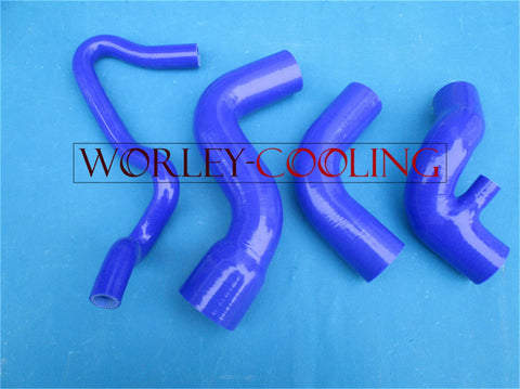 Audi A4 1.8T B5 (1995-1997) - QLD Blue Silicone 2 x Turbo Hose Kit