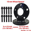 BMW E36 E46 E90 E34 E60 E61 2 x 15mm Hub Centric Wheel Spacers (1990-2013)