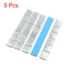 2.1oz Adhesive Back 5pcs Motorcycle Car Wheel Balance Weights Strips 136 x 19mm