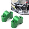 Kawasaki Z900RS Green Handlebar Riser Adapters (2018-2020)