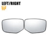 Honda Accord Left Right White Mirror Glass Pair w/ Back Heated (2008-2010)