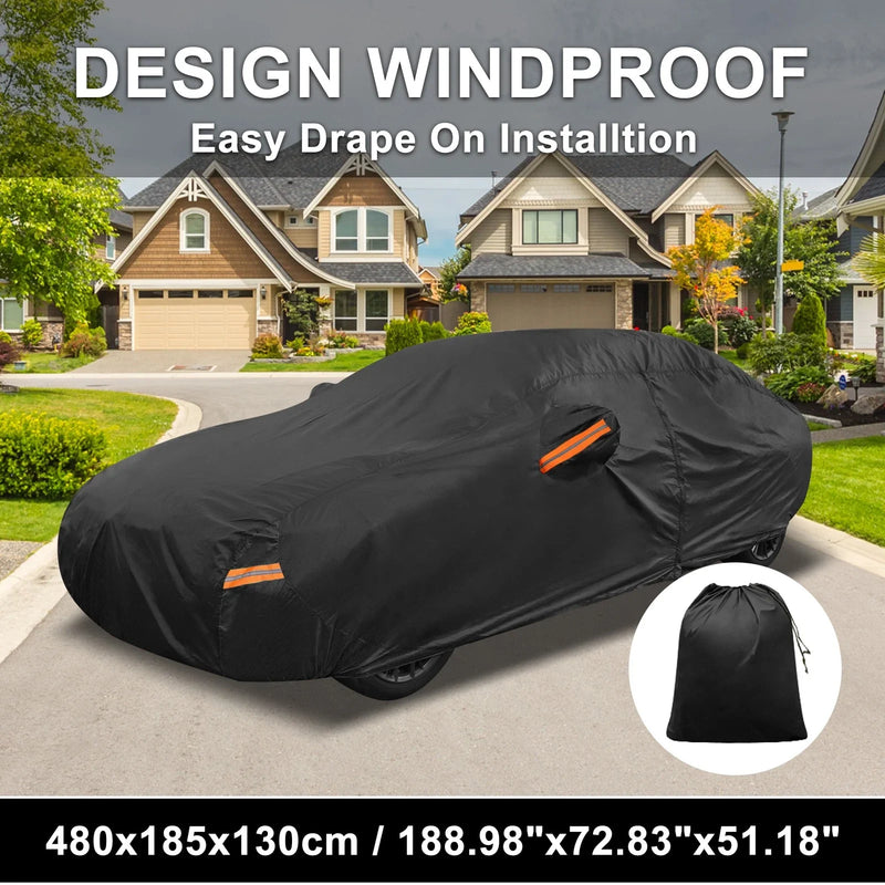 Hyundai Elantra Sedan Waterproof 210D-PU Car Cover (2011-2023)