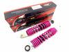 Yamaha PW50 Peewee 195mm JBS Pink/Chrome Rear Shock Absorbers