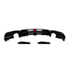 BMW 3 Series F30 M Sport Rear Bumper Diffuser Lip w/ Lights (2013-2019)