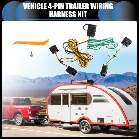 Dodge Ram 1500 4-Pin Trailer Wiring Harness Kit (1995-2001)