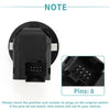 Ford E-150, E-250 Black Car Mirror Switch (2009-2014)