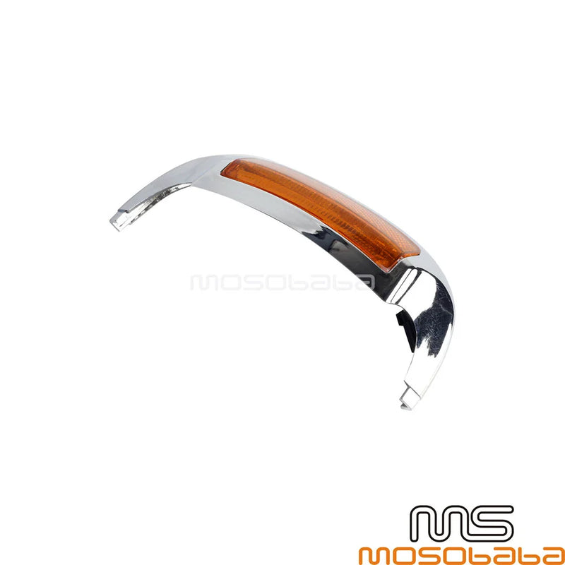 Harley Electra Glide Chrome & Yellow LED Front Fender Tip Light (2000-2009)