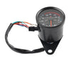 Motorcycle Universal Mini Speedometer Odometer Gauge w/ Indicator Light
