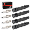 Honda CBR600RR 2007-2024 w / Iridium Spark Plug Set of 4 Ignition Coils