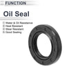 Oil Seal Rotary Shaft Seal TC Seal Ring Nitrile Rubber 28x46x7mm Black 5 Pcs