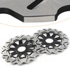 KAWASAKI ZX9R ZX900C ZX12R Front Brake Discs Rotors Black (1998-2006)