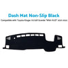 Toyota Kluger XU75R Grande "With HUD" Black Dash Mat (2021-2022)
