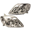 Toyota Corolla Headlights 2 x LH+RH (2001-2004)