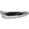 1-Piece Front Bumper For Ford F-150 1987-1991 w/ Impact