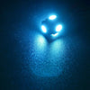 Car T10 Ice Blue LED Wedge Light Bulbs 2 x 5050 5smd (194, 168, 2825)