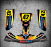 XTR 14 KART ART Sunrise Style Decals Sticker Kit