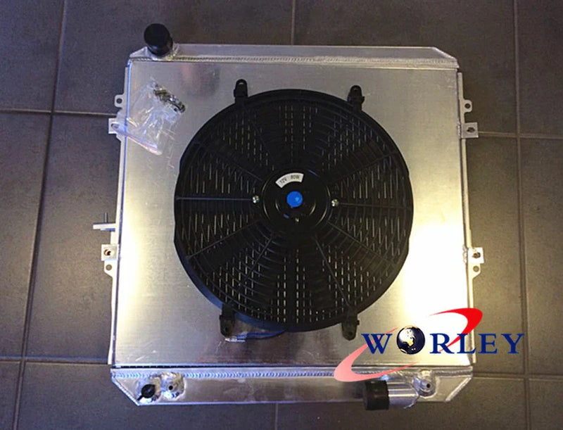 Toyota Hilux LN106 LN111 Row Aluminum Alloy Radiator + Shroud + Fan (88-97)