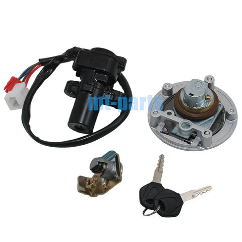Yamaha YZF R1 Ignition Key Switch, Fuel Tank Cap, Seat Lock Set (2004-2014)