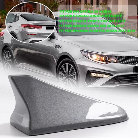 Hyundai Sonata & Kia Optima Grey Shark Fin Antenna Cover (2014-2019)