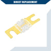 Car Motorcycle Boat Gold Tone 5 x 80A Mini ANL Fuses
