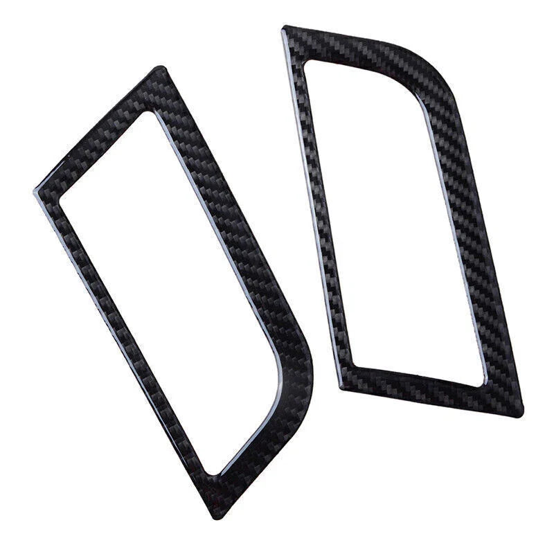Ford Mustang Carbon Fiber Dashboard Side Air Vent Cover Trim (2015-2019)