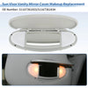 BMW Mini Cooper R55 R56 Gray Sun Visor Vanity Mirror Cover
