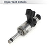 Toyota Camry Hybrid (2018-2020) 1 Pc Black Silver Tone Fuel Injector 2.5