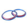 Audi A3 4 x Air Vent Outlet Ring Cover Trim Blue (2012-2019)