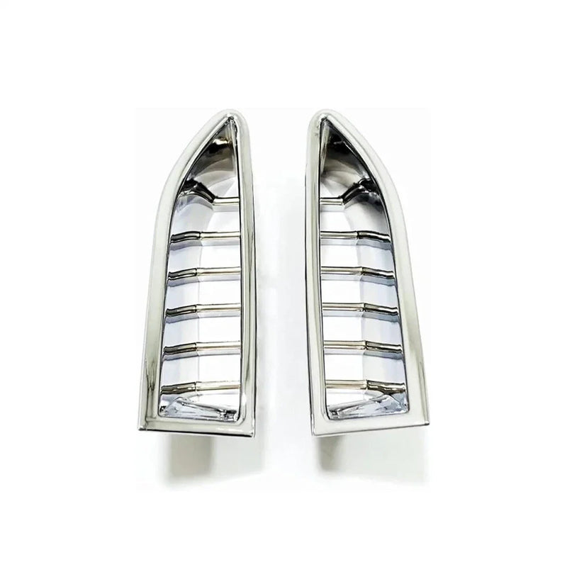Nissan Rogue Chrome Headlight Bumper Trim Covers (2021-2023)