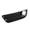 Audi A5 Fog Light Grille Cover with Chrome Ring (2008-2011)
