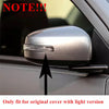 Mitsubishi Lancer EVO Black Carbon Fiber Side Mirror Covers (2013-2016)