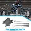 Light Bee Surron Electric Dirt Bike 1 Set Front Number Plate Cover Tag