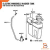 Toyota Hilux MK3 LN85 LN106 12V Pump Washer Jar Tank Bottle Assembly (89-97)