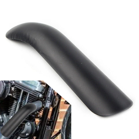 Harley Curved Black Exhaust Muffler Pipe Heat Shield Cover