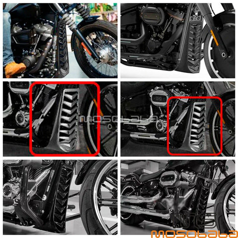 Softail Street Bob Fat Bob Chin Spoiler Radiator Guard (2018-2020)