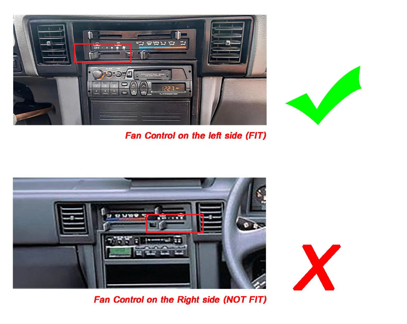Mitsubishi L200, Radio Vent Surround Black (1986-1994)