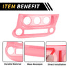 Jeep Wrangler JK JKU (2011-2017) Pink AC Switch Button Control Cover Trim