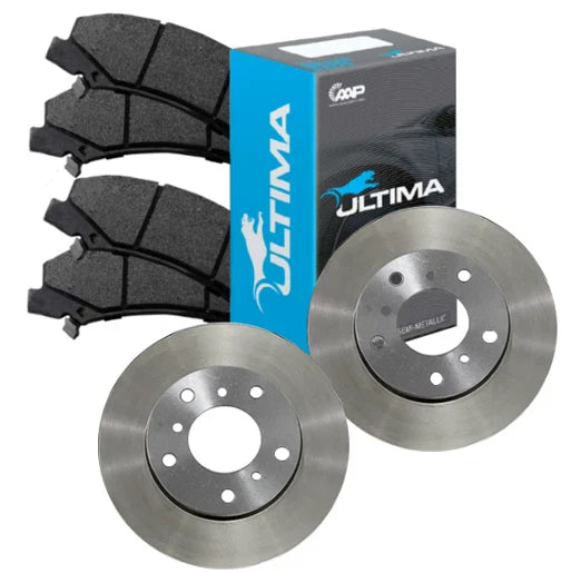 MG ZS ZST 2 x FRONT BRAKE ROTOR WITH CERAMIC PADS (2017–2024)