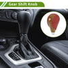 Lexus ES350 2007-2015 - Plastic Faux Leather Red Automatic Gear Shift Knob