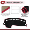 Volvo V40 2013-2017 Sun Protector Pad Black Red Dashboard Cover Mat
